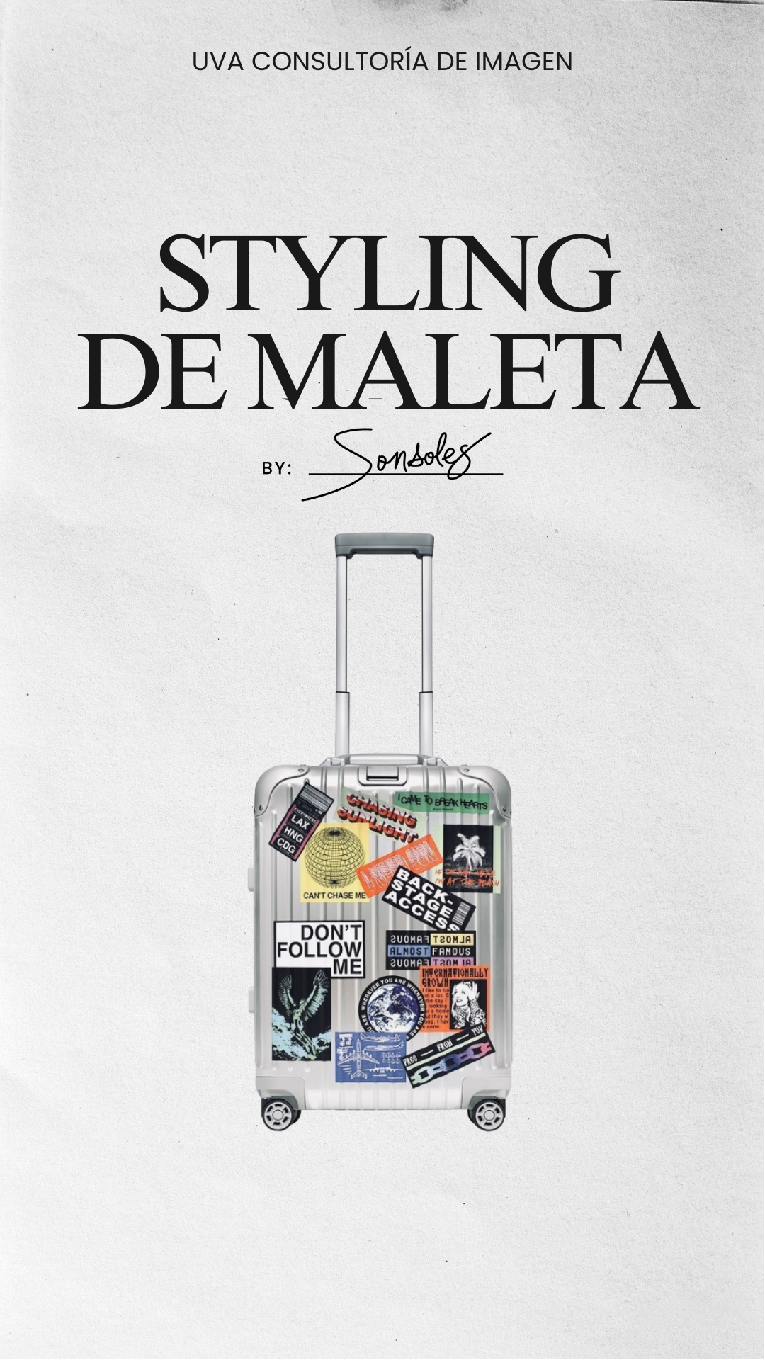 Styling de maleta. 1 semana