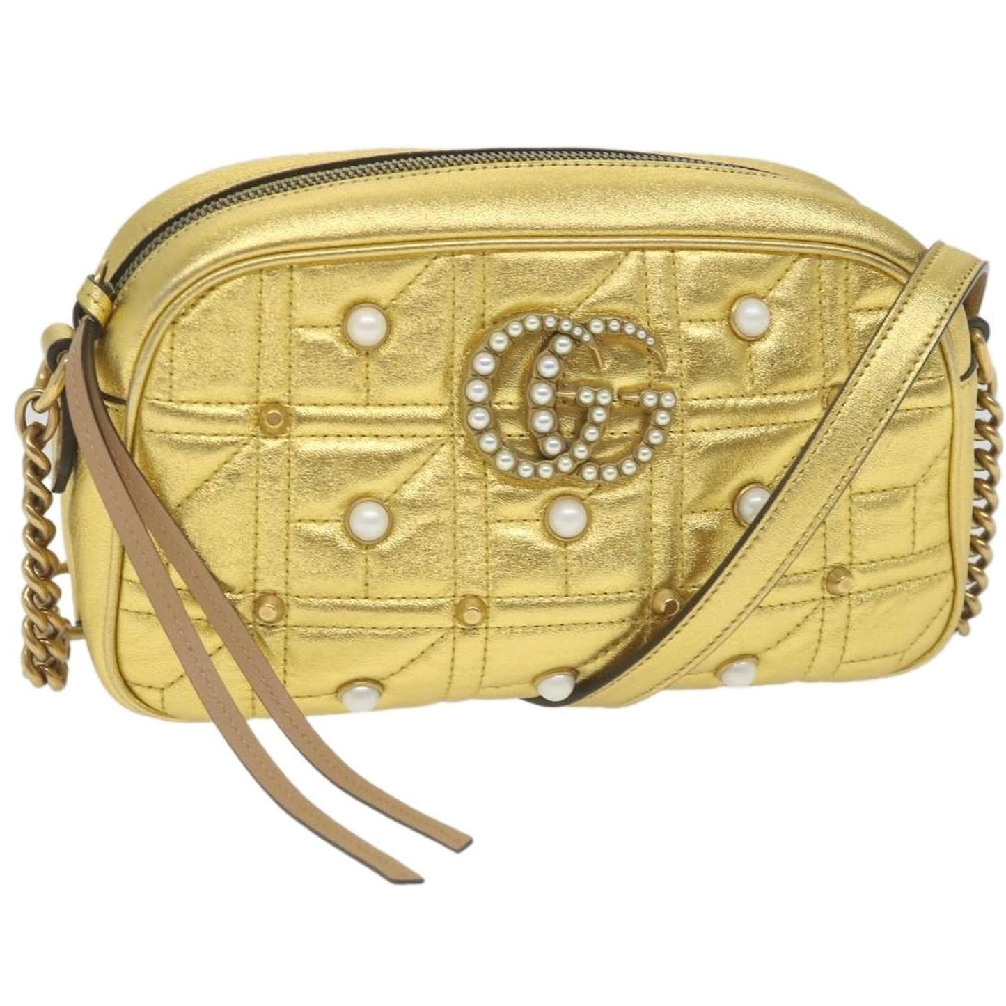 Gucci GG Marmont Golden pearly
