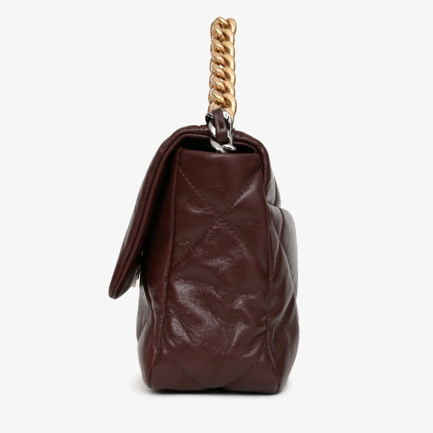 Chanel 19 medium brown