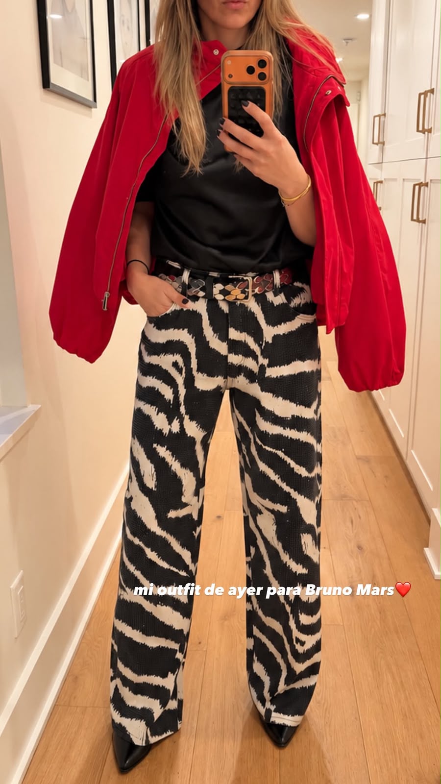 Pantalón estampado cebra