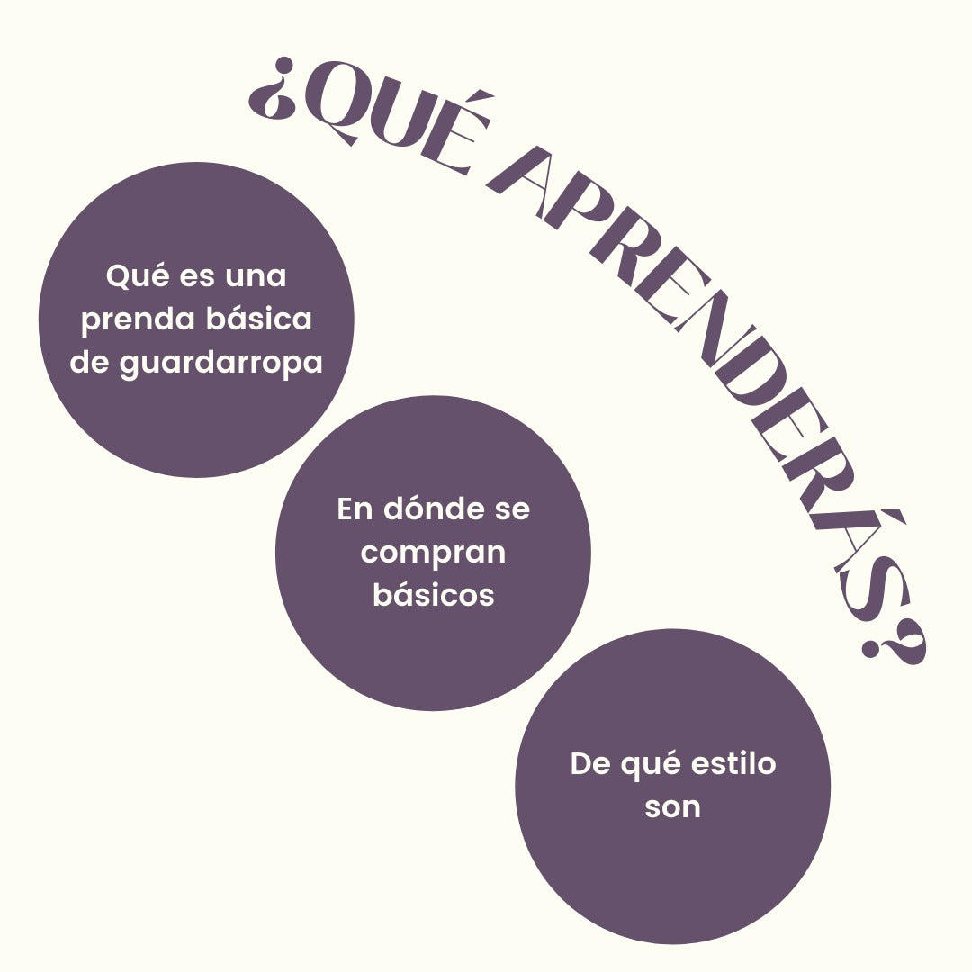 Curso: Prendas Básicas de Guardarropa