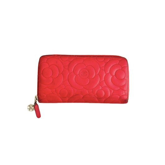 Chanel Red Wallet