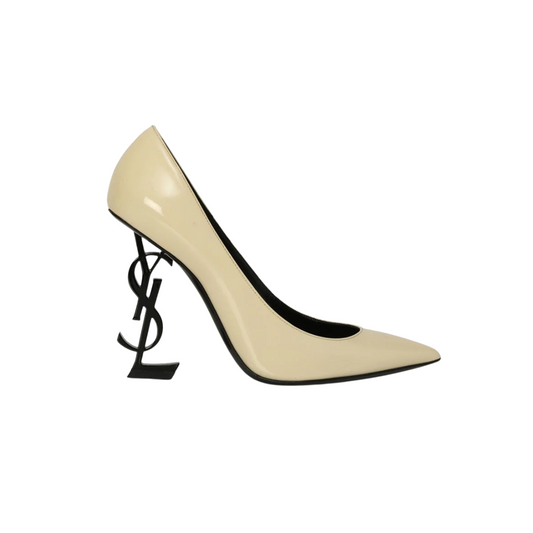 YSL Opium off white charol 38.5