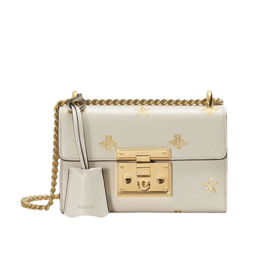 Gucci Padlock bee stars