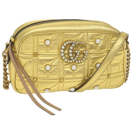 Gucci GG Marmont Golden pearly