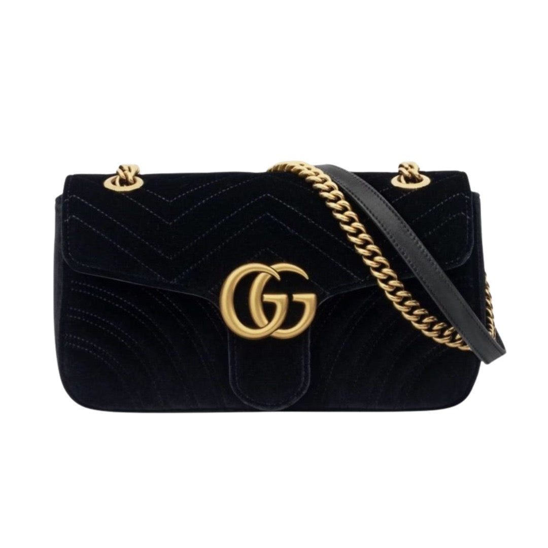 Gucci GG Marmont black suede