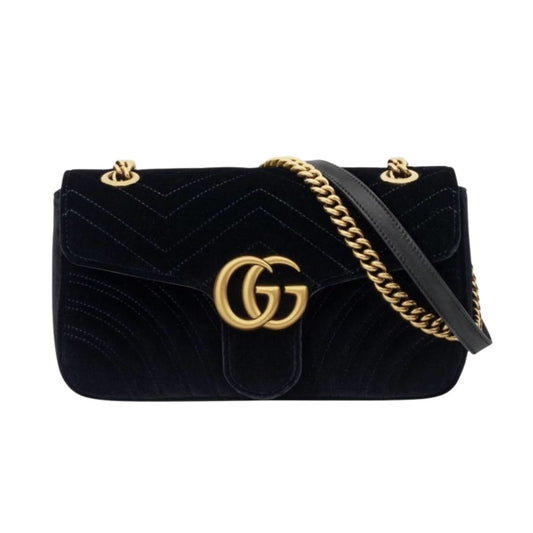 Gucci GG Marmont black suede