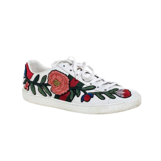 Gucci Sneakers Floral Embroidered talla 38.5