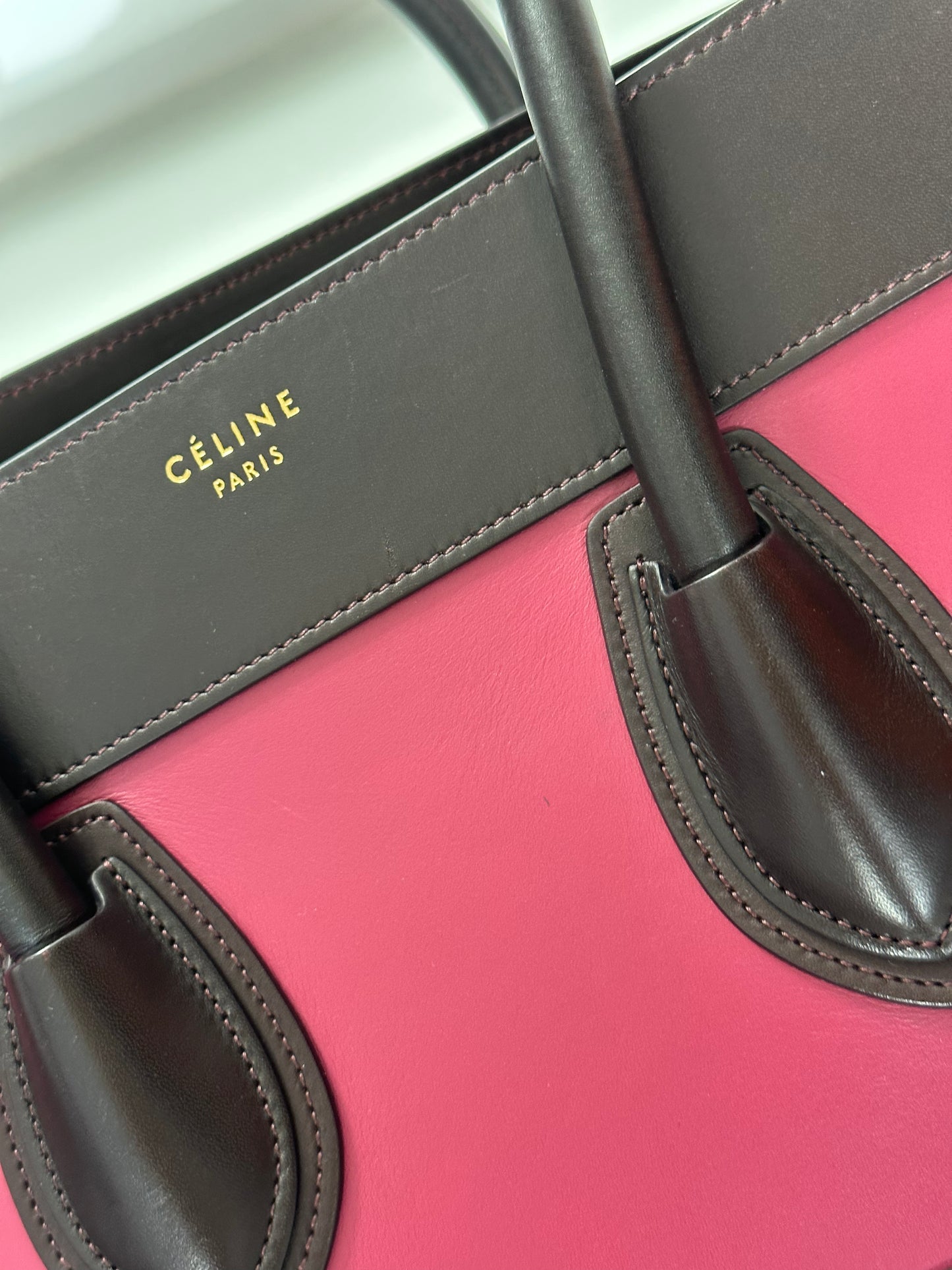 Celine Luggage Large Pink